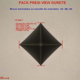 Module de dureté pour logiciel PRESI View mesure